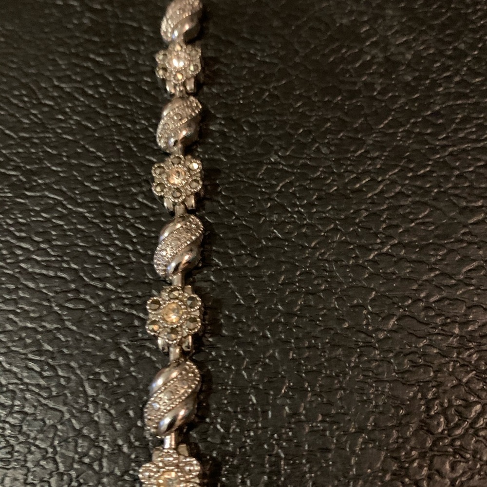Silver tone bracelet